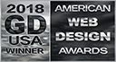 2018 GDUSA Web Design award badge